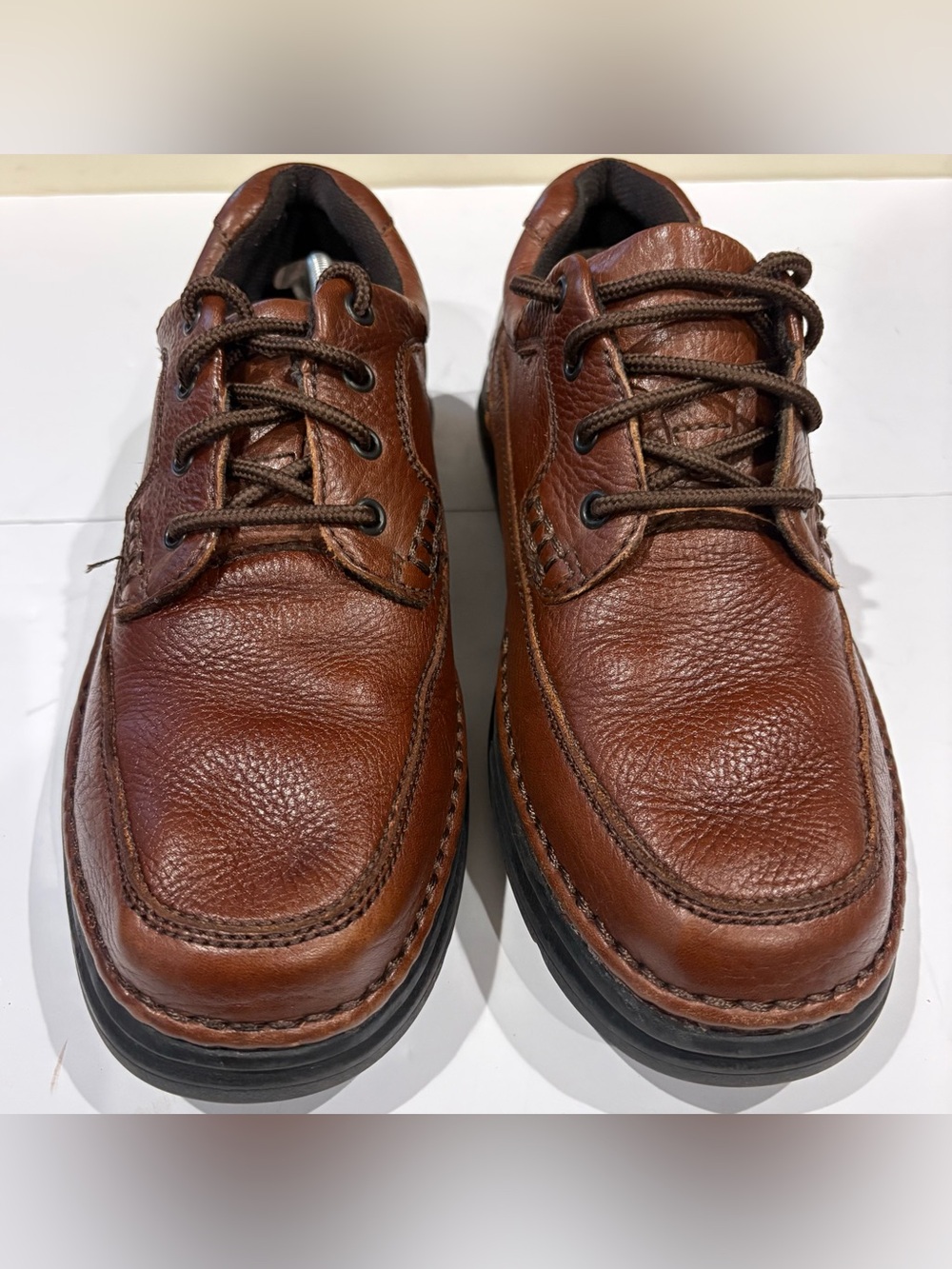 Nunn Bush Men’s 11.5 M Brown Genuine Leather Comfort Gel Oxford Shoes 83890 - Picture 2 of 11